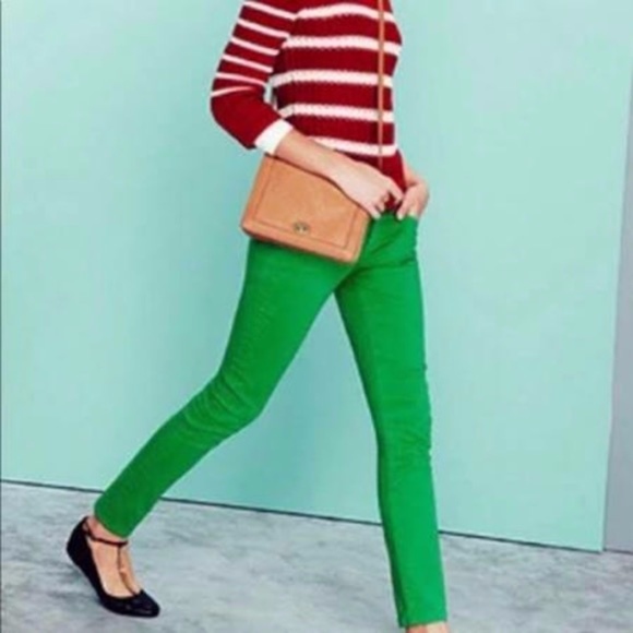 J. Crew Pants - NWT J. Crew Green Matchstick Jeans sz 29R J. Crew Pants - NWT J. Crew Green Matchstick Jeans sz 29R